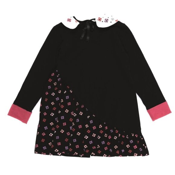 Nano black printed tunic and pink legging set size 8 - Picture 4 of 7